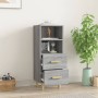 Aparador de madera contrachapada gris Sonoma 34,5x34x90 cm de vidaXL, Aparadores - Ref: Foro24-817415, Precio: 57,41 €, Descu...