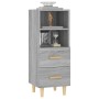 Aparador de madera contrachapada gris Sonoma 34,5x34x90 cm de vidaXL, Aparadores - Ref: Foro24-817415, Precio: 57,41 €, Descu...