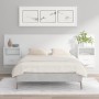 White plywood headboard with side tables by vidaXL, Headboards and footboards - Ref: Foro24-3115692, Price: 137,99 €, Discoun...