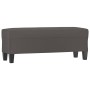 Gray synthetic leather bench 100x35x41 cm by vidaXL, Banks - Ref: Foro24-349462, Price: 60,60 €, Discount: %