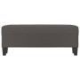 Banco de cuero sintético gris 100x35x41 cm de vidaXL, Bancos - Ref: Foro24-349462, Precio: 60,60 €, Descuento: %