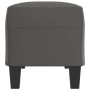 Banco de cuero sintético gris 100x35x41 cm de vidaXL, Bancos - Ref: Foro24-349462, Precio: 60,60 €, Descuento: %