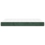 Colchón muelles ensacados terciopelo verde oscuro 120x200x20 cm de vidaXL, Colchones - Ref: Foro24-347771, Precio: 175,99 €, ...