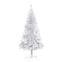 Beleuchteter Weihnachtsbaum mit Lichtern und Kugeln silber 150 cm von vidaXL, Weihnachtsbäume - Ref: Foro24-3077609, Preis: 6...