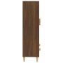 Aparador alto de madera contrachapada marrón roble 70x31x115 cm de vidaXL, Aparadores - Ref: Foro24-817485, Precio: 85,32 €, ...