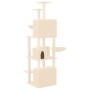 Cat scratching post with cream sisal posts 180 cm by vidaXL, Cat furniture - Ref: Foro24-171600, Price: 105,78 €, Discount: %