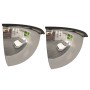 Traffic mirrors 2 pcs quarter warped acrylic Ø40 cm by vidaXL, Road and traffic signs - Ref: Foro24-153084, Price: 44,99 €, D...