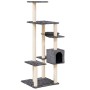 Cat scratching post with dark gray sisal posts 142 cm by vidaXL, Cat furniture - Ref: Foro24-171593, Price: 55,02 €, Discount: %