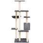 Cat scratching post with dark gray sisal posts 142 cm by vidaXL, Cat furniture - Ref: Foro24-171593, Price: 55,02 €, Discount: %