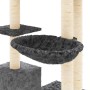 Cat scratching post with dark gray sisal posts 142 cm by vidaXL, Cat furniture - Ref: Foro24-171593, Price: 55,02 €, Discount: %