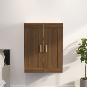 Engineered wood brown oak wall cabinet 69.5x32.5x90 cm by vidaXL, Shelves and shelves - Ref: Foro24-817395, Price: 61,99 €, D...