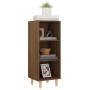 Oak brown plywood sideboard 34.5x32.5x90 cm by vidaXL, Sideboards - Ref: Foro24-817422, Price: 40,85 €, Discount: %