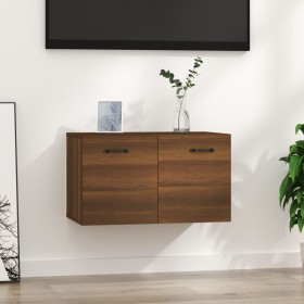 Oak brown plywood wall cabinet 60x36.5x35 cm by vidaXL, Lockers and storage cabinets - Ref: Foro24-817602, Price: 40,08 €, Di...