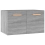 Sonoma grauer Wandschrank aus Holzwerkstoff, 60 x 36,5 x 35 cm von vidaXL, Schließfächer und Lagerschränke - Ref: Foro24-8175...