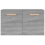 Armario de pared madera de ingeniería gris Sonoma 60x36,5x35 cm de vidaXL, Taquillas y armarios de almacenamiento - Ref: Foro...