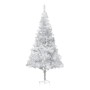 Árbol de Navidad preiluminado con luces y bolas plateado 210 cm de vidaXL, Arboles de navidad - Ref: Foro24-3077611, Precio: ...