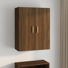 Wall-mounted hanging wardrobe in Sonoma oak, 69.5x34x90 cm by vidaXL, Sideboards - Ref: Foro24-817383, Price: 79,41 €, Discou...