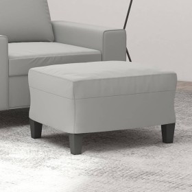 Light gray microfiber fabric footrest 60x50x41 cm by vidaXL, Ottomans - Ref: Foro24-349342, Price: 62,99 €, Discount: %