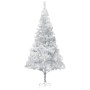 Árbol de Navidad preiluminado con luces y bolas plateado 240 cm de vidaXL, Arboles de navidad - Ref: Foro24-3077612, Precio: ...