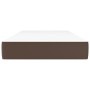 Brown synthetic leather pocket spring mattress 90x200x20cm by vidaXL, Mattresses - Ref: Foro24-347725, Price: 168,07 €, Disco...