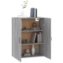 Sonoma gray engineered wood hanging cabinet 69.5x34x90 cm by vidaXL, Lockers and storage cabinets - Ref: Foro24-817385, Price...