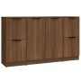 Sideboards 3 pieces oak brown plywood by vidaXL, Sideboards - Ref: Foro24-3115851, Price: 134,76 €, Discount: %