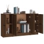 Sideboards 3 pieces oak brown plywood by vidaXL, Sideboards - Ref: Foro24-3115851, Price: 134,76 €, Discount: %