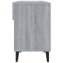 Mueble zapatero madera contrachapada gris Sonoma 102x35x55 cm de vidaXL, Zapateros y organizadores de calzado - Ref: Foro24-8...