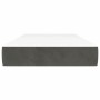 Dark gray velvet pocket spring mattress 100x200x20 cm by vidaXL, Mattresses - Ref: Foro24-347749, Price: 163,52 €, Discount: %