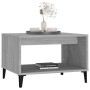 Mesa de centro madera contrachapada gris Sonoma 60x50x40 cm de vidaXL, Mesas de centro - Ref: Foro24-817523, Precio: 43,95 €,...