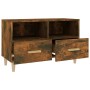 Mueble para TV madera contrachapada roble ahumado 80x36x50 cm de vidaXL, Muebles TV - Ref: Foro24-817489, Precio: 48,99 €, De...