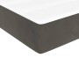 Colchón muelles ensacados terciopelo gris oscuro 140x190x20 cm de vidaXL, Colchones - Ref: Foro24-347789, Precio: 197,59 €, D...