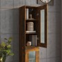 Smoked oak hanging wall cabinet 34.5x34x90 cm by vidaXL, Sideboards - Ref: Foro24-817447, Price: 51,10 €, Discount: %