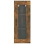 Armario de pared colgante roble ahumado 34,5x34x90 cm de vidaXL, Aparadores - Ref: Foro24-817447, Precio: 51,10 €, Descuento: %