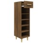 Shoe cabinet made of brown oak plywood, measuring 30x35x105 cm. by vidaXL, Shoe racks and shoe organizers - Ref: Foro24-81756...