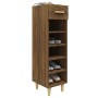 Shoe cabinet made of brown oak plywood, measuring 30x35x105 cm. by vidaXL, Shoe racks and shoe organizers - Ref: Foro24-81756...