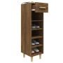 Shoe cabinet made of brown oak plywood, measuring 30x35x105 cm. by vidaXL, Shoe racks and shoe organizers - Ref: Foro24-81756...