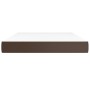 Brown synthetic leather pocket spring mattress 140x190x20 cm by vidaXL, Mattresses - Ref: Foro24-347785, Price: 229,56 €, Dis...