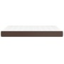 Brown synthetic leather pocket spring mattress 140x190x20 cm by vidaXL, Mattresses - Ref: Foro24-347785, Price: 229,56 €, Dis...