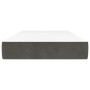 Colchón de muelles ensacados terciopelo gris oscuro 90x200x20cm de vidaXL, Colchones - Ref: Foro24-347729, Precio: 133,04 €, ...