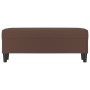 Brown synthetic leather bench 100x35x41 cm by vidaXL, Banks - Ref: Foro24-349417, Price: 53,00 €, Discount: %