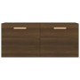 Brown oak engineered wood wall cabinet 80x35x36.5 cm by vidaXL, Shelves and shelves - Ref: Foro24-817605, Price: 41,16 €, Dis...