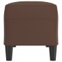 Brown synthetic leather bench 100x35x41 cm by vidaXL, Banks - Ref: Foro24-349417, Price: 53,00 €, Discount: %