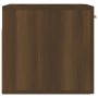 Brown oak engineered wood wall cabinet 80x35x36.5 cm by vidaXL, Shelves and shelves - Ref: Foro24-817605, Price: 41,16 €, Dis...