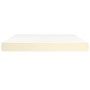 Cream synthetic leather pocket spring mattress 160x200x20cm by vidaXL, Mattresses - Ref: Foro24-347824, Price: 249,48 €, Disc...