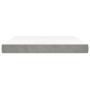 Colchón de muelles ensacados terciopelo gris claro 180x200x20cm de vidaXL, Colchones - Ref: Foro24-347848, Precio: 256,94 €, ...