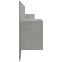 Concrete gray plywood headboard with side tables by vidaXL, Headboards and footboards - Ref: Foro24-3115767, Price: 159,99 €,...