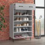 Schuhschrank aus grauem Sonoma-Sperrholz, 60 x 35 x 105 cm von vidaXL, Schuhregale und Schuhorganisatoren - Ref: Foro24-81755...