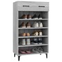 Mueble zapatero madera contrachapada gris Sonoma 60x35x105 cm de vidaXL, Zapateros y organizadores de calzado - Ref: Foro24-8...