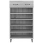 Mueble zapatero madera contrachapada gris Sonoma 60x35x105 cm de vidaXL, Zapateros y organizadores de calzado - Ref: Foro24-8...